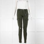 J Brand Khaki Rip Knee HouliHan