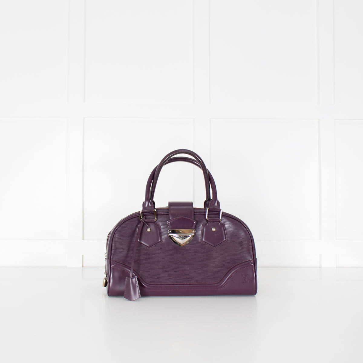 Louis Vuitton Purple Epi Leather Bowling Montaigne Bag