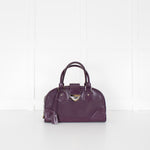 Louis Vuitton Purple Epi Leather Bowling Montaigne Bag