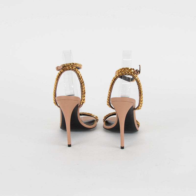 Tom Ford Nude Chain Strap Heels