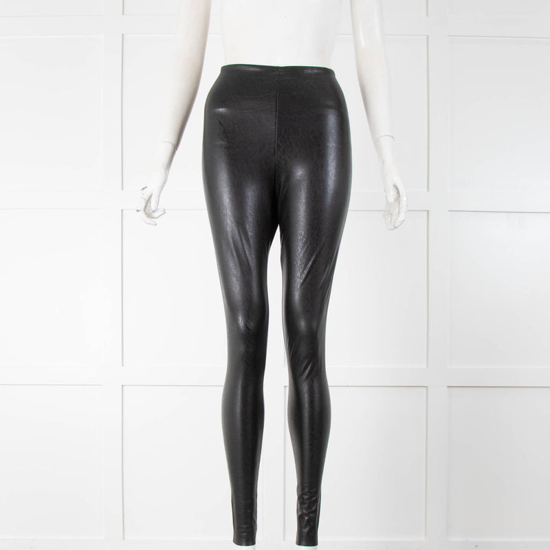 Commando Black Leather Leggings