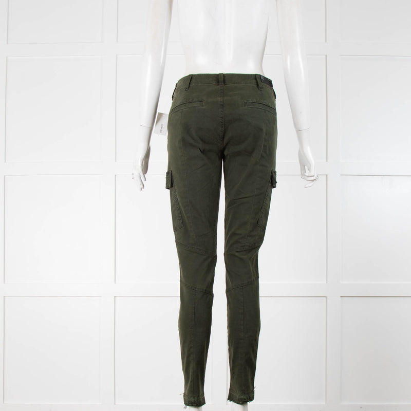 J Brand Khaki Rip Knee HouliHan