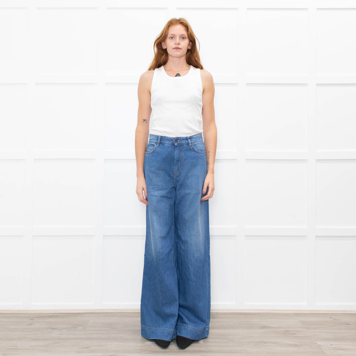 Weekend Max Mara Blue Flared Jeans