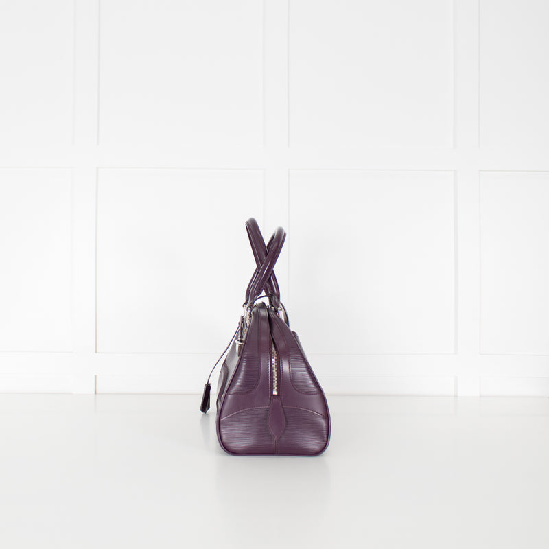 Louis Vuitton Purple Epi Leather Bowling Montaigne Bag
