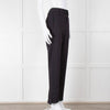 Ganni Navy Trousers With Red Pin Stripe
