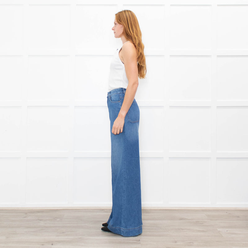 Weekend Max Mara Blue Flared Jeans