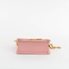 Sophie Hulme Salmon Pink Snake Micro Cocktail Stirrer Bag