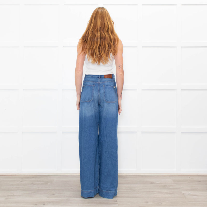 Weekend Max Mara Blue Flared Jeans