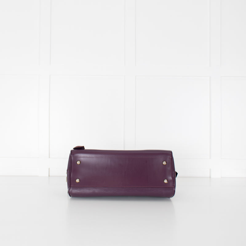 Louis Vuitton Purple Epi Leather Bowling Montaigne Bag
