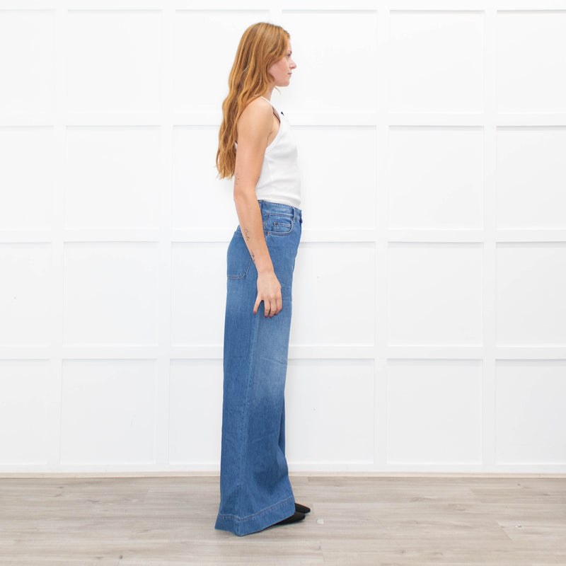 Weekend Max Mara Blue Flared Jeans