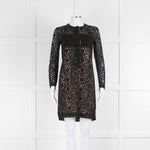 Victoria Victoria Beckham Black Lace Tunic Dress