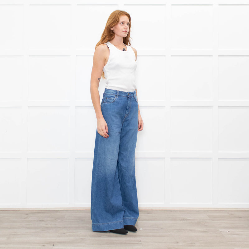 Weekend Max Mara Blue Flared Jeans