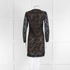 Victoria Victoria Beckham Black Lace Tunic Dress