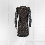 Victoria Victoria Beckham Black Lace Tunic Dress