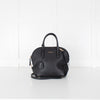 Max Mara Black Grainy Leather Shoulder Bag