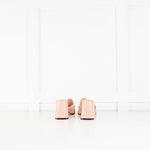 Gucci Blush Pink Leather Horsebit Mules