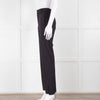 Ganni Navy Trousers With Red Pin Stripe