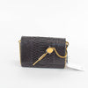 Sophie Hulme Grey Snake Leather Cocktail Stirrer Bag