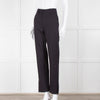 Ganni Navy Trousers With Red Pin Stripe