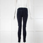 J Brand Navy Suede Leggings