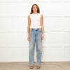 Rag & Bone Blue Faded Wide Leg Jeans