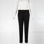 Vince Black Turn Up Trousers