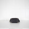 Max Mara Black Grainy Leather Shoulder Bag