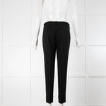Vince Black Turn Up Trousers