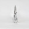 ba&sh Silver Cracked Leather Swing Bag