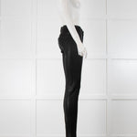 Vince Black Leather Skinny Jeans