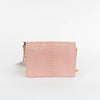 Sophie Hulme Pale Pink Snake Skin Cocktail Stirrer Bag