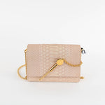 Sophie Hulme Beige Snake Cocktail Stirrer Bag