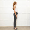 Sezane Grey Wash Denim Straight Leg Jeans