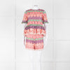 Alexis Pastel Pink  Cut Out Peplum Top
