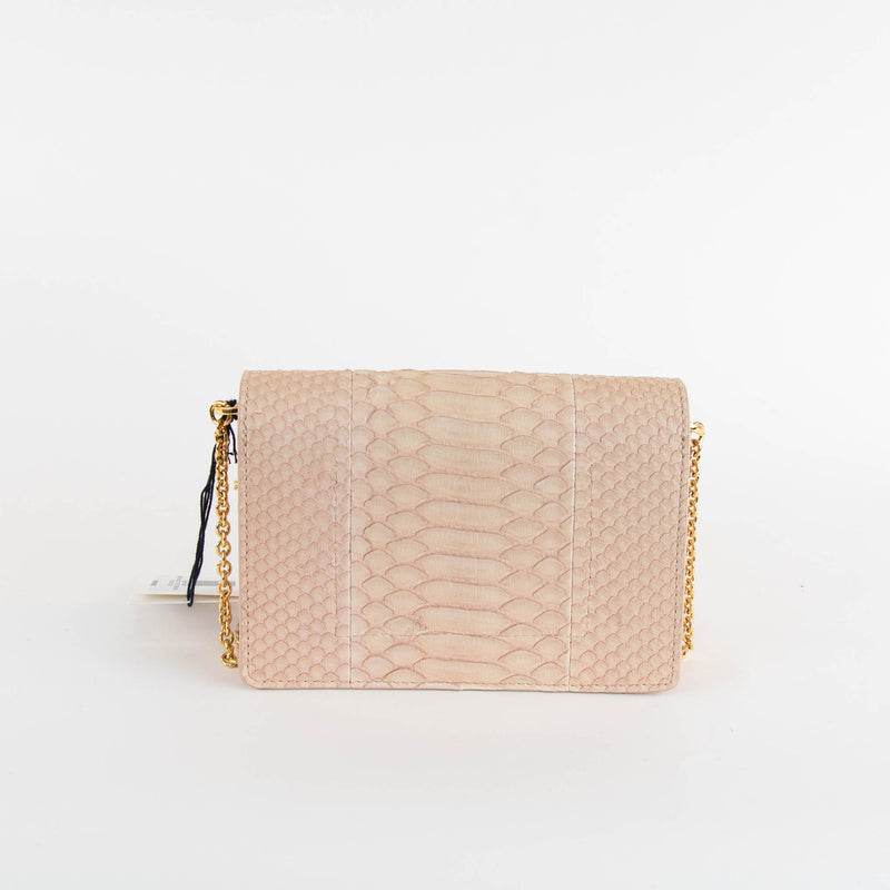 Sophie Hulme Beige Snake Cocktail Stirrer Bag
