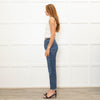 Agolde Blue High Waist Straight Leg Jeans