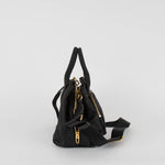 Bimba Y Lola Black Nylon Gold Hardware Pocket Bag