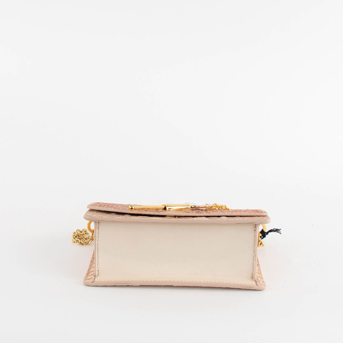Sophie Hulme Beige Snake Cocktail Stirrer Bag