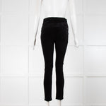 Rag & Bone Black Velvet Skinny Jeans