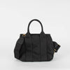Bimba Y Lola Black Nylon Gold Hardware Pocket Bag