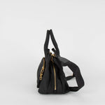 Bimba Y Lola Black Nylon Gold Hardware Pocket Bag