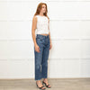 Agolde Blue High Waist Straight Leg Jeans