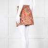 Ulla Johnson Rust Blue Floral Cotton Shorts
