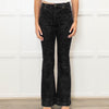 Hayley Menzies Grey Patterned Flared Jeans
