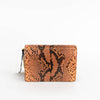Sophie Hulme Orange Snake Skin Cocktail Stirrer Bag