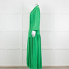 Me + Em Green Long Sleeve Maxi Belted Dress