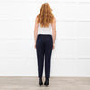 Peserico Navy Blue Cigarette Trousers