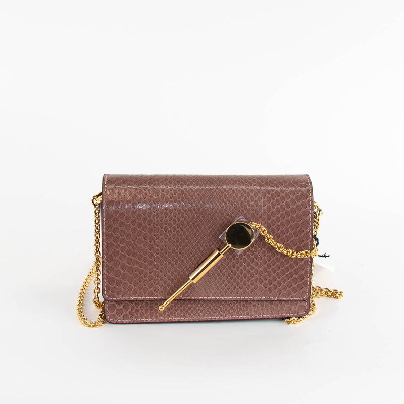 Sophie Hulme Redwood Snake Micro Cocktail Stirrer Bag