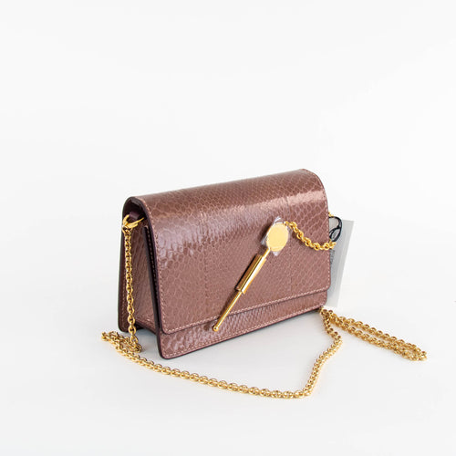 Sophie Hulme Redwood Snake Micro Cocktail Stirrer Bag
