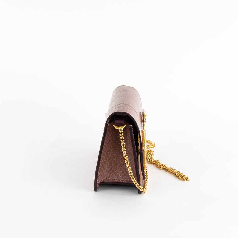 Sophie Hulme Redwood Snake Micro Cocktail Stirrer Bag